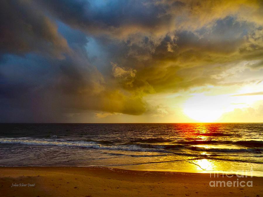 Sun Chasing the Storm Away Photograph by Julie Dant