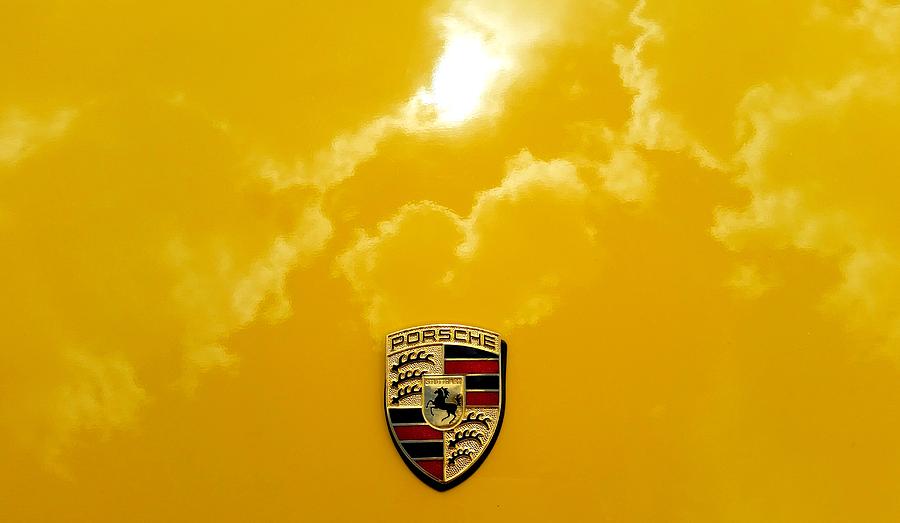 Sun Clouds Porsche Photograph by Fiona Kennard