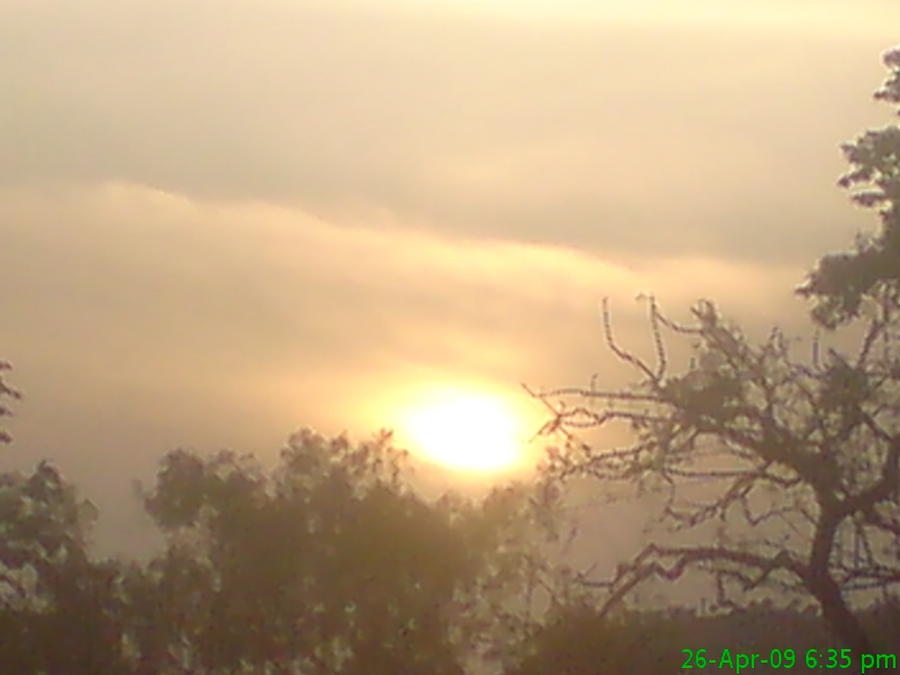 Sun Coming Out Of Clouds Photograph by Lalitmohan Khungar