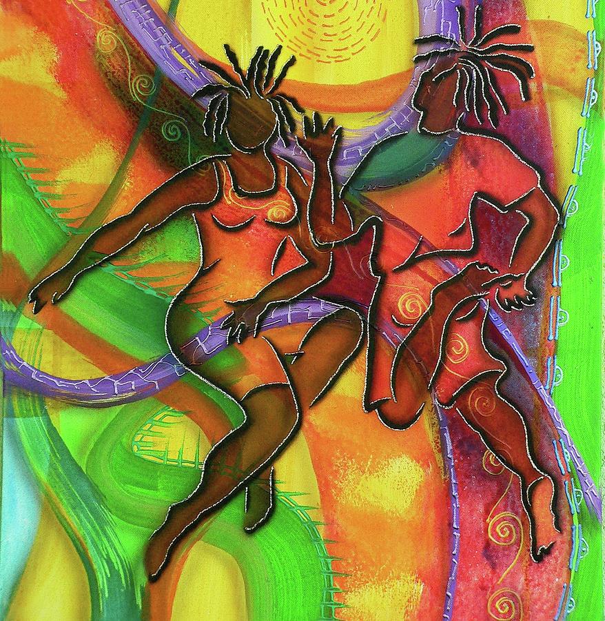 Sun dancers Painting by Fred Odle