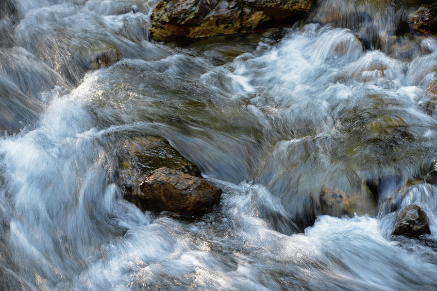 Sun Dancing Rapids Photograph by Whispering Peaks Photography