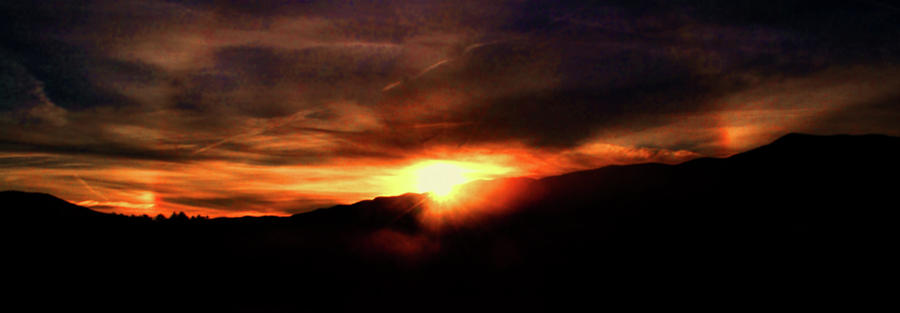 Sun Devil Sunrise - Cades Cove 001 Photograph by George Bostian