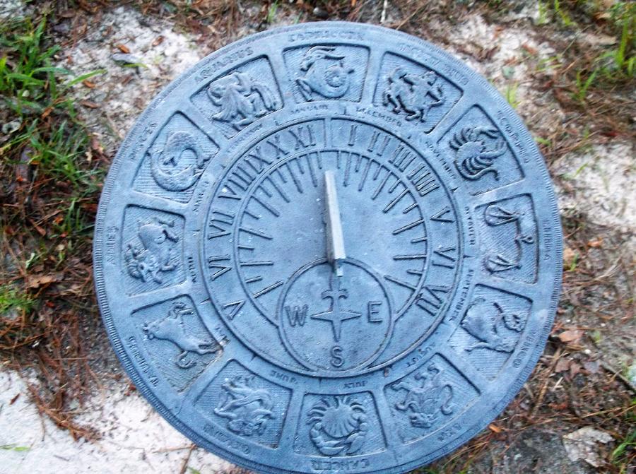 Sun Dial Photograph by Barbara De La Cruz - Fine Art America