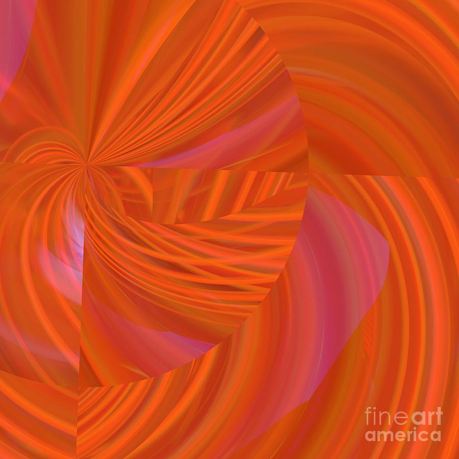 Sun Flare Abstract 2 Digital Art by Mary Machare