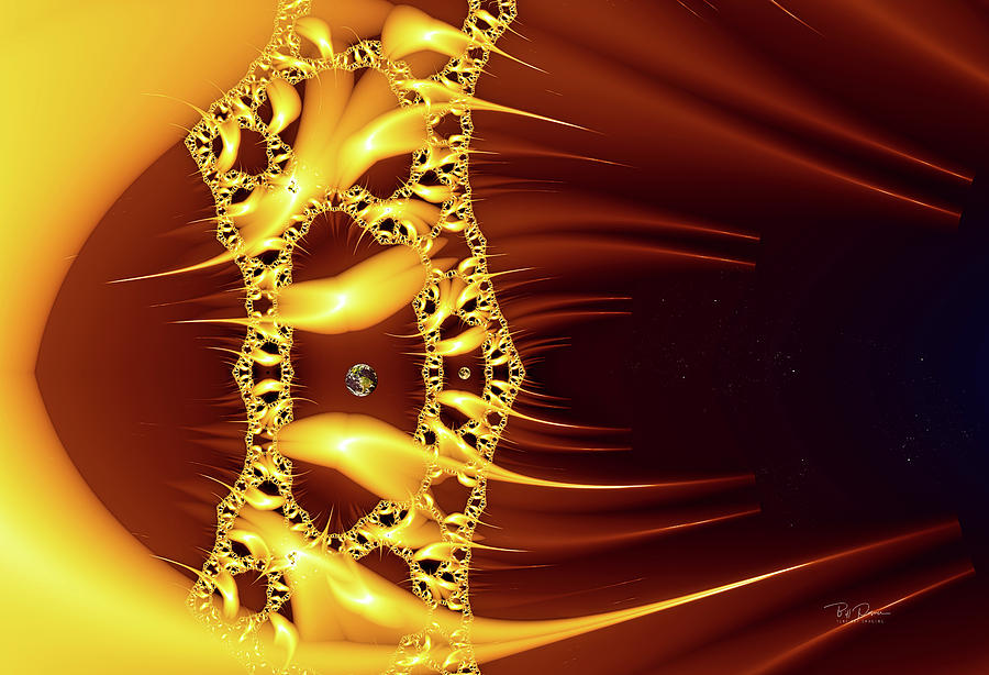 Sun Flare DNA Digital Art by Bill Posner
