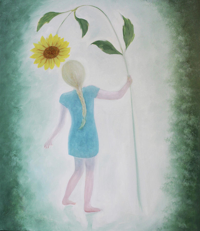 Sun Flower Dance Painting by Tone Aanderaa