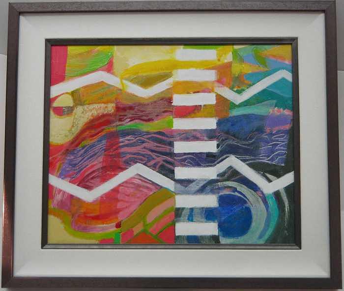 Abstract Painting - Sun King by D G Reid Abstract Painting - Sun King by D G Reid