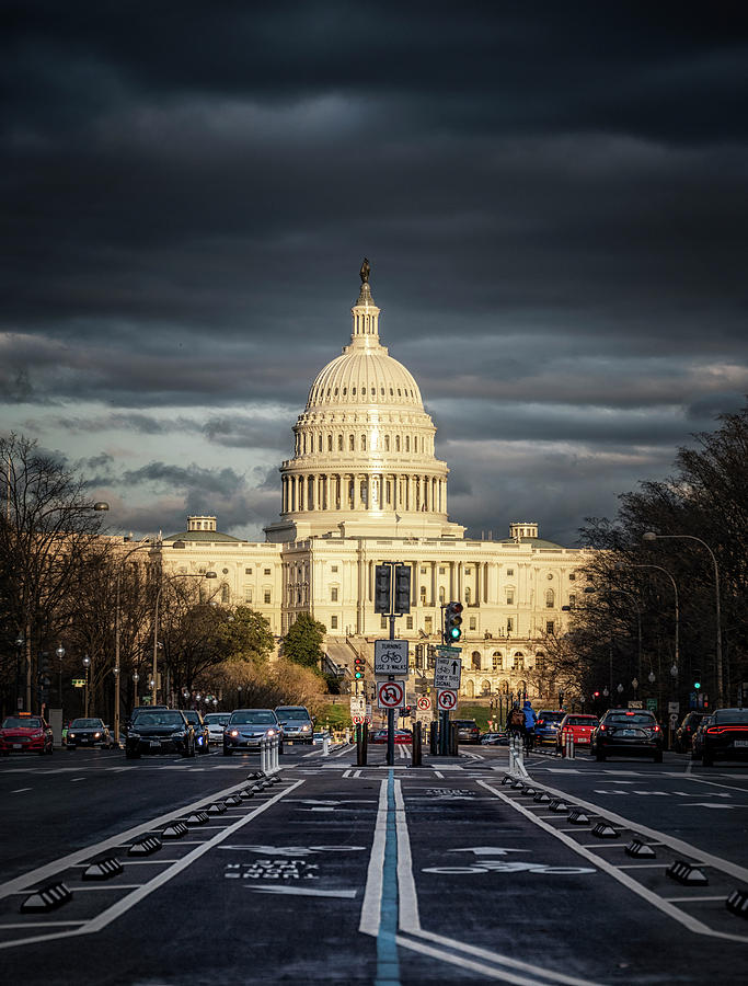 Sun Kissed Capitol Photograph by Ryan Wyckoff