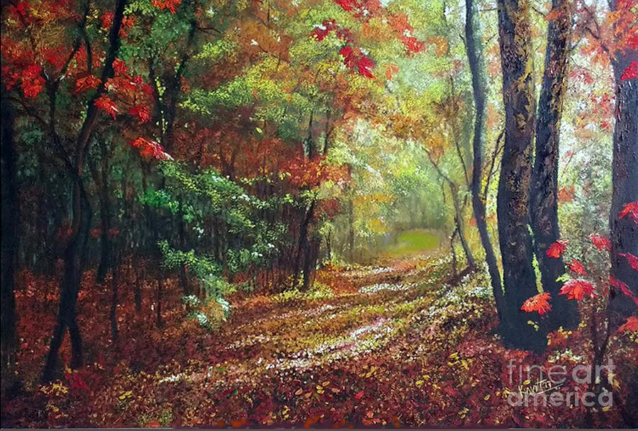 Sun kissed forest by Kavita Vardhan Sun kissed forest by Kavita Vardhan