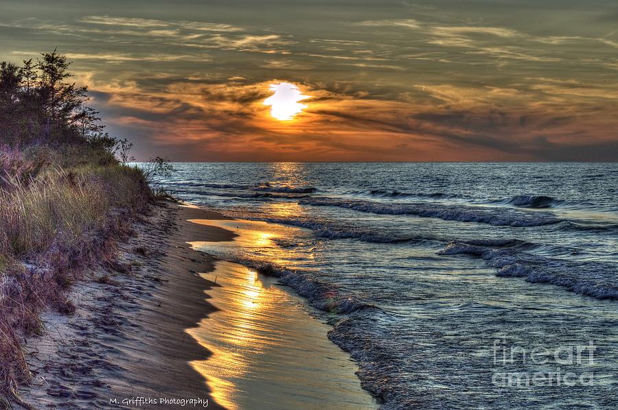 Lake Michigan Photograph - Sun-kissed  by Michael Griffiths