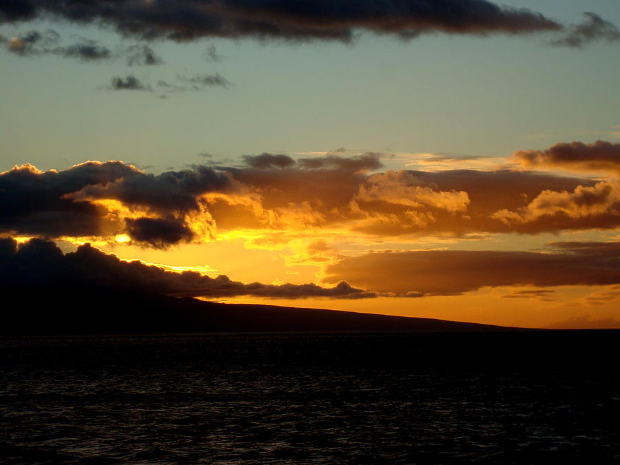 Hawaiian Golden Sun Lake Photograph by Yuri Tomashevi