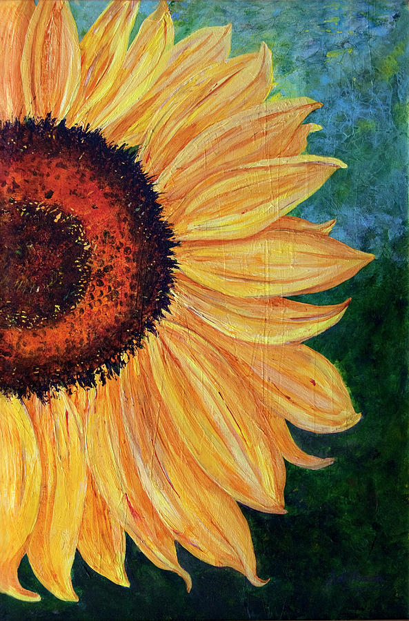 Sun Lover Painting by Sole Avaria - Fine Art America