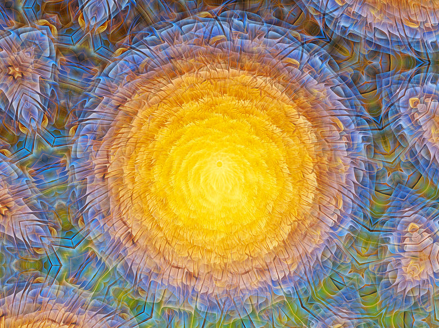 Sun Mandala Digital Art