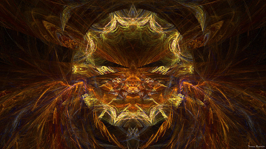Sun Mask Digital Art - Sun Mask by Tommy Reynolds Sun Mask Digital Art - Sun Mask by Tommy Reynolds