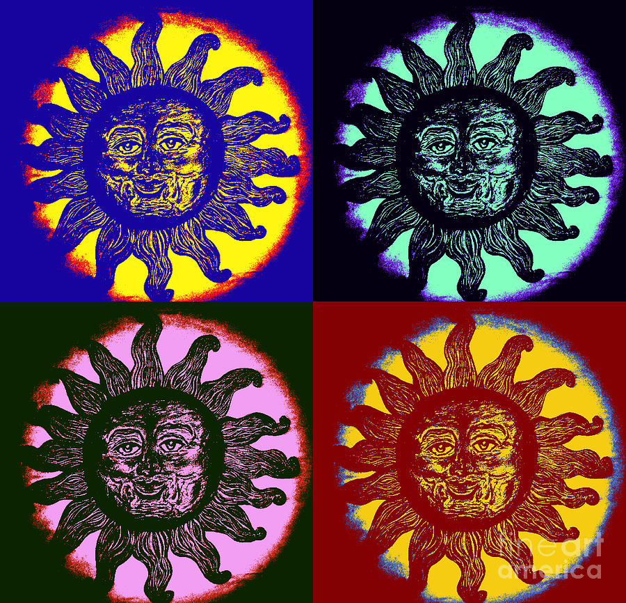 Sun Drawing by Michelle S White