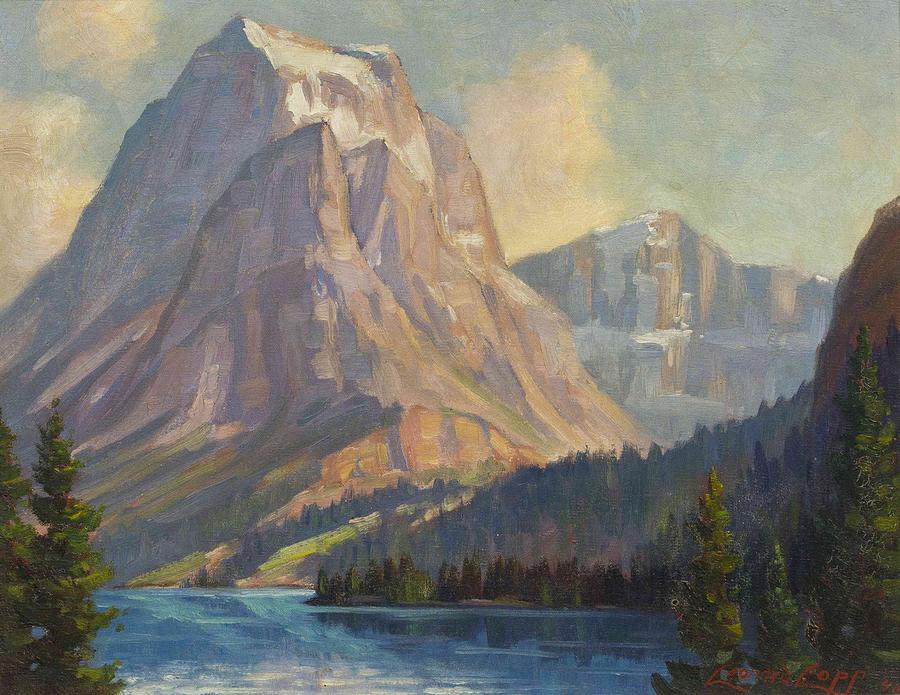 Sun Mountain Painting by Harry Leonard