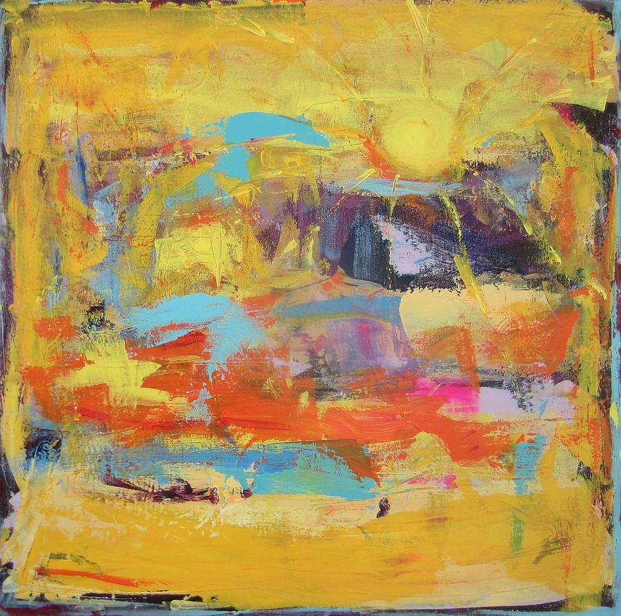 Sun Overlapping Painting by Francine Ethier