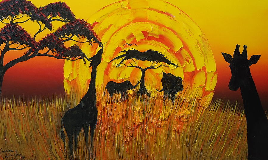Sun Of Africa 8 Painting by James Dunbar