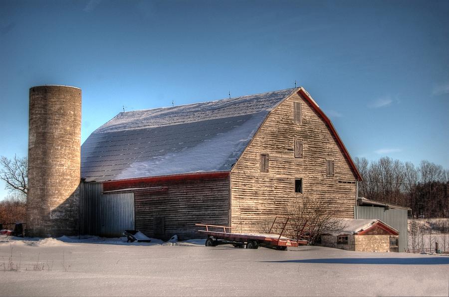 Sun on Barn Photograph by Rick Couper - Fine Art America