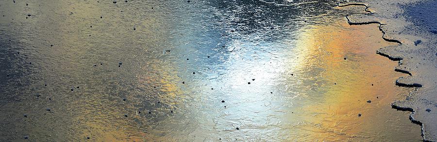 Sun On The Ice Two  Digital Art by Lyle Crump