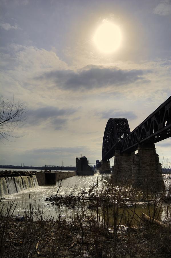 Sun over the Falls of the Ohio Photograph by FineArtRoyal Joshua Mimbs