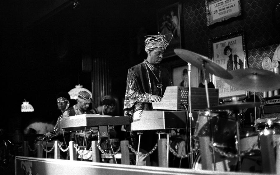 Sun Ra Arkestra at the Red Garter 1970 NYC 37 Photograph by Lee Santa