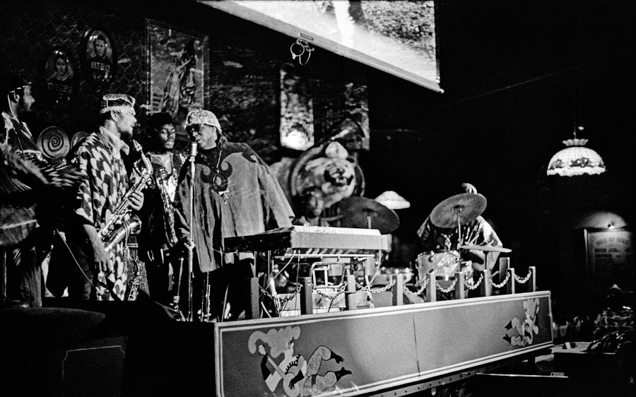 Sun Ra Arkestra at the Red Garter 1970 NYC 5 Photograph by Lee Santa