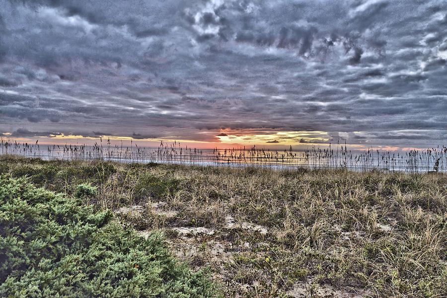 Sun rise on the beach Photograph by Bill Hosford