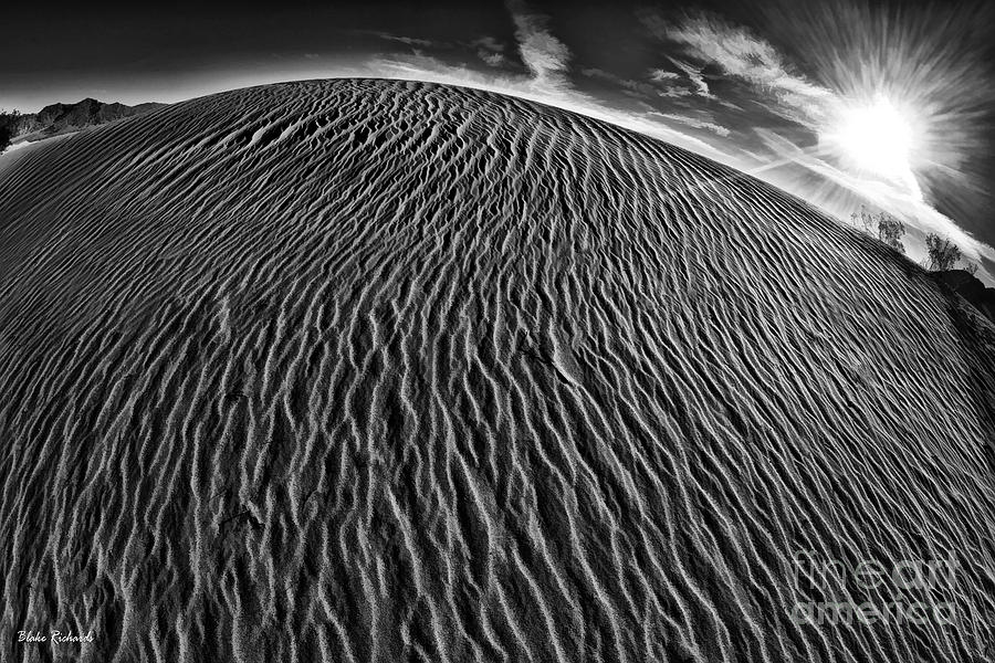 Sun Rise Over Mesquite Dunes Photograph by Blake Richards