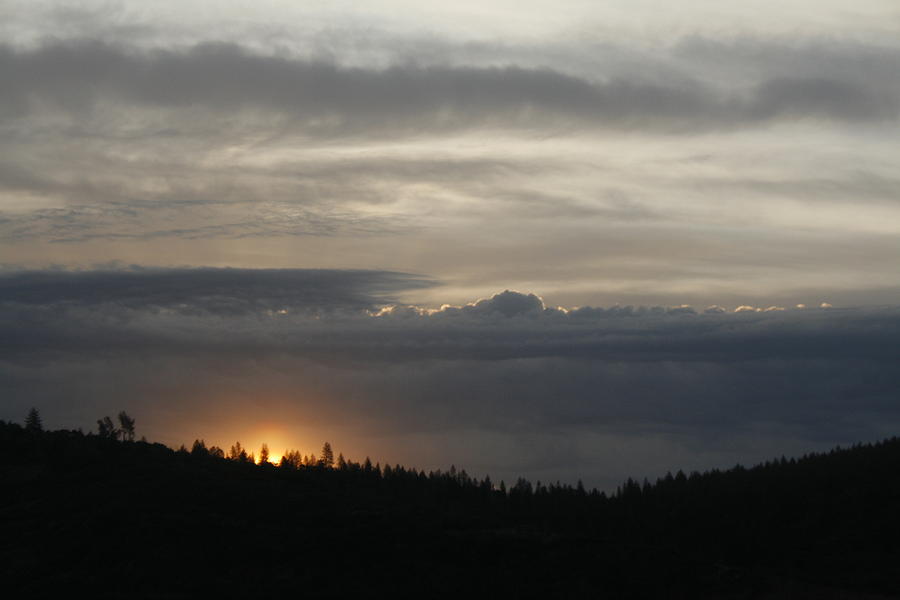 Sun Rises on Ridge Photograph by Suzanne Lorenz