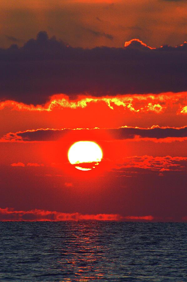 Sun Rising Over Lake Simcoe  Photograph by Lyle Crump