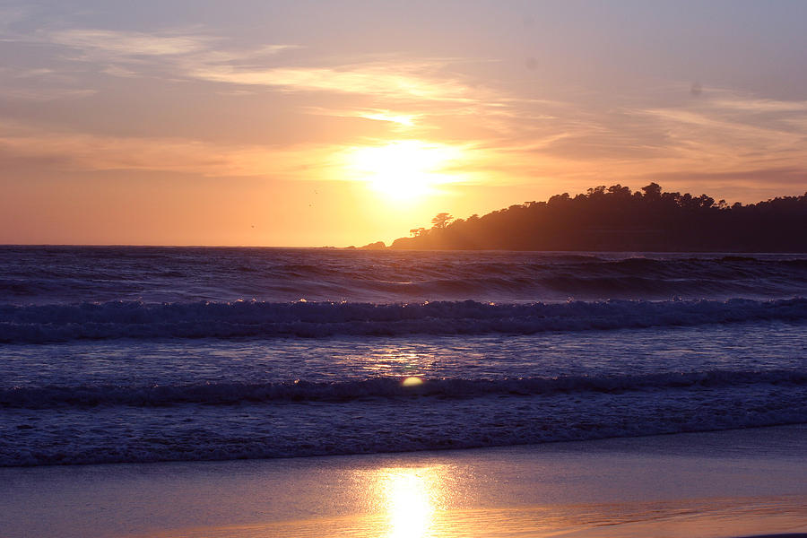 Sun Set Photograph - Sun set in Carmel by Ofelia Arreola Sun Set Photograph - Sun set in Carmel by Ofelia Arreola