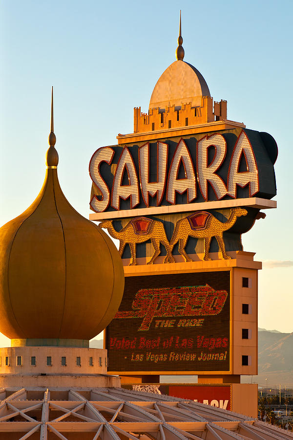 Las Vegas Photograph - Sun Sets On The Sahara by James Marvin Phelps