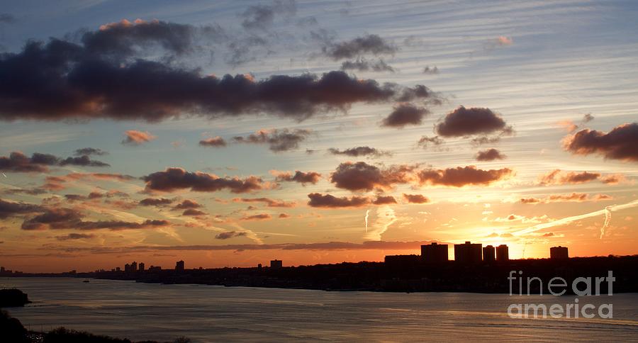 Sun Setting On The Hudson Photograph By Christina Gupfinger Fine Art