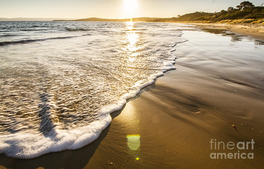 Sun surf and waves Photograph by Jorgo Photography