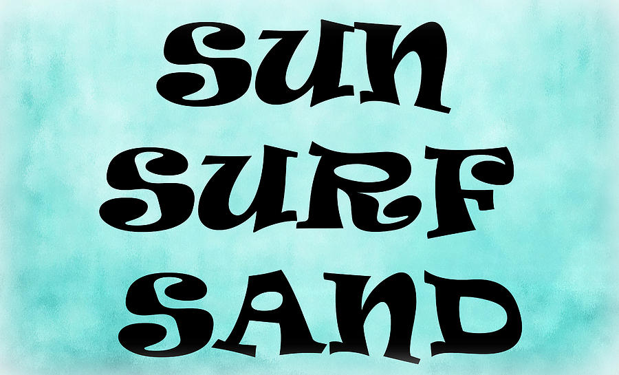Sun Surf Sand Photograph by Athena Mckinzie