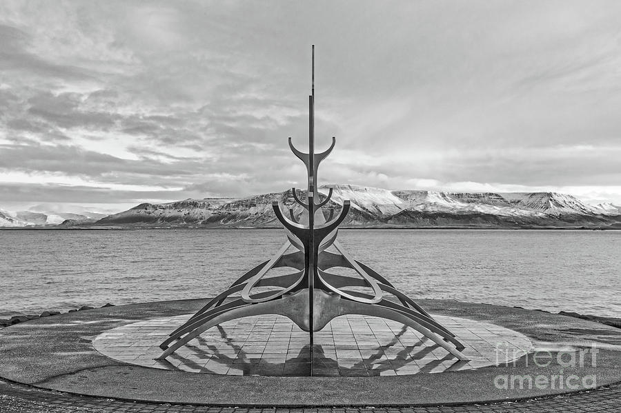 Sun Voyager bw Photograph by Jerry Fornarotto