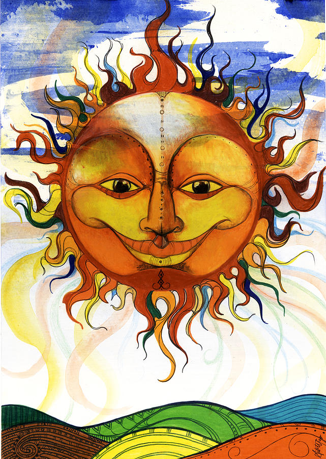 Sun2 Mixed Media by Anthony Burks Sr
