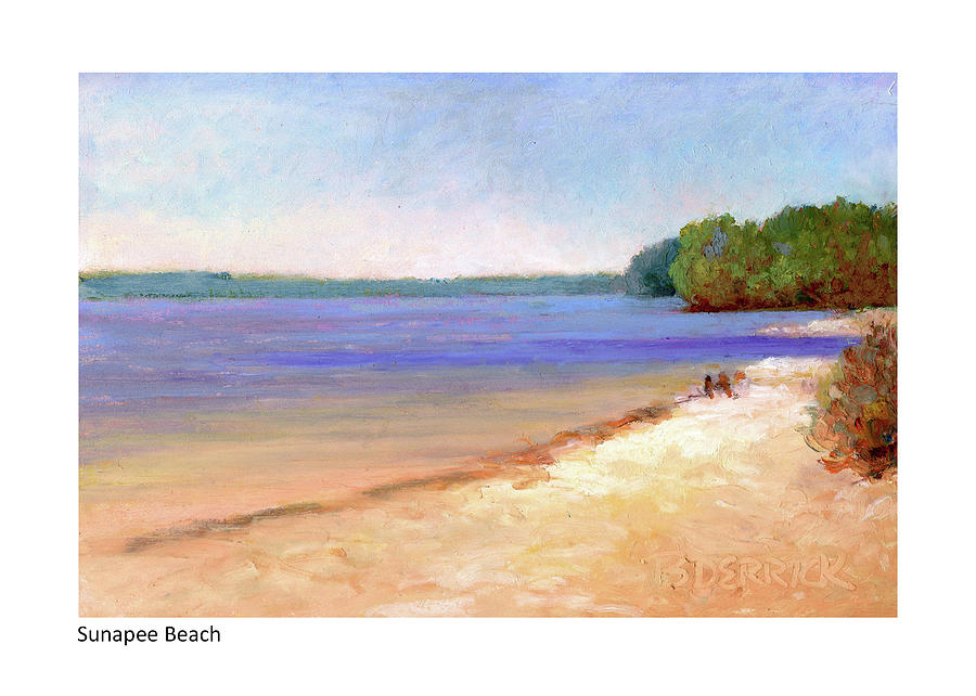 Sunapee Beach Pastel by Betsy Derrick