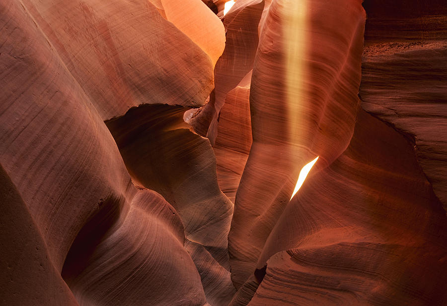 Sunbeam Antelope Canyon Photograph by Dave Dilli