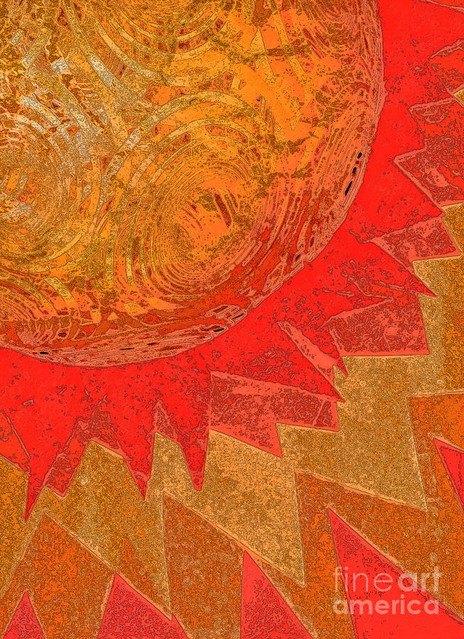 Sunburst by jammer  and jrr Mixed Media by First Star Art