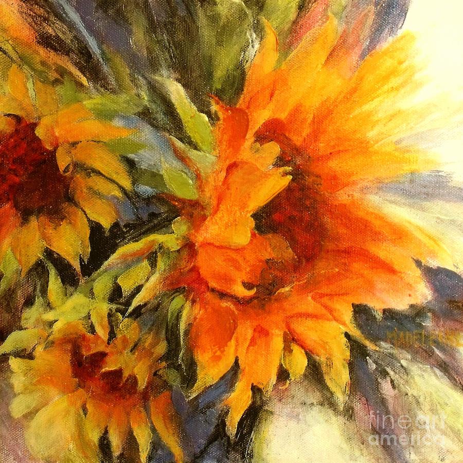 Sunburst Painting by Madeleine Holzberg - Fine Art America