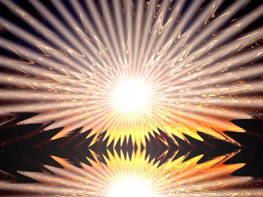 Sunburst Reflection Digital Art by Richard Thomas