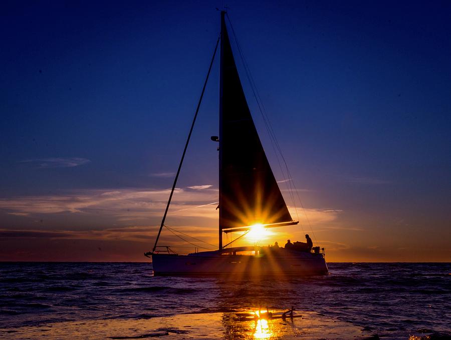 Sunburst Sail Photograph By Molly Pate - Fine Art America