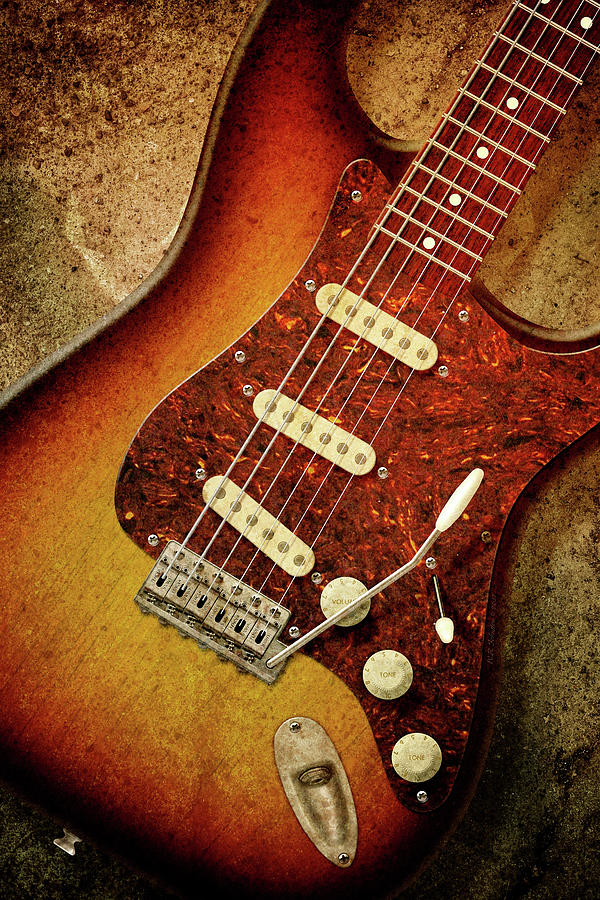 Sunburst Stratocaster Photograph by WB Johnston