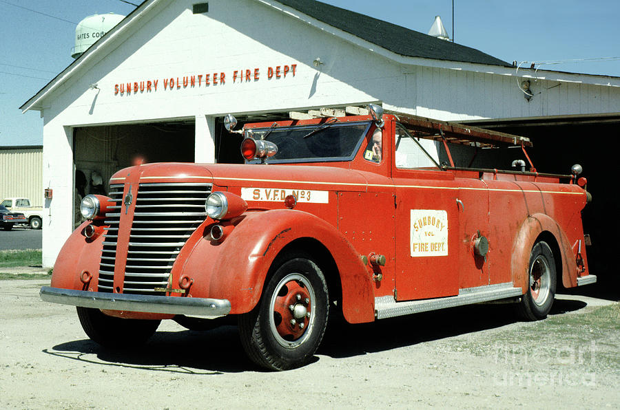 Sunbury Volunteer Fire Dept., North Carolina Photograph by Wernher Krutein