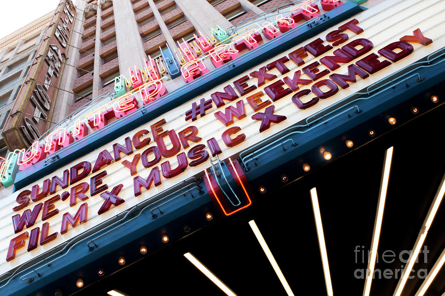 Sundance Next Fest Theatre Sign 3 Photograph