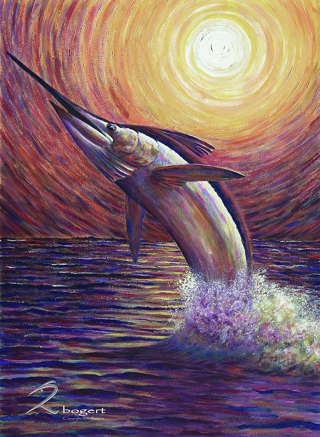 Marlin Painting - Sundance by Rick Bogert