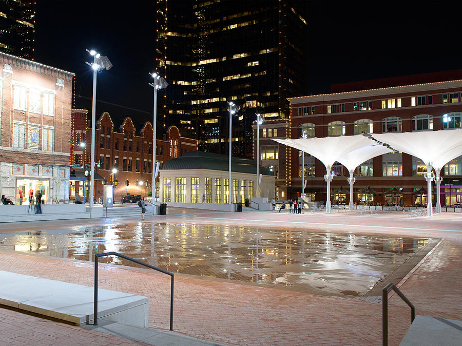 Sundance Square Fort Worth 3 Photograph by Rospotte Photography