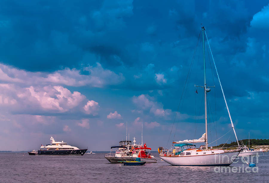 Sunday afternoon at Isles of Shoals Photograph by Claudia M Photography
